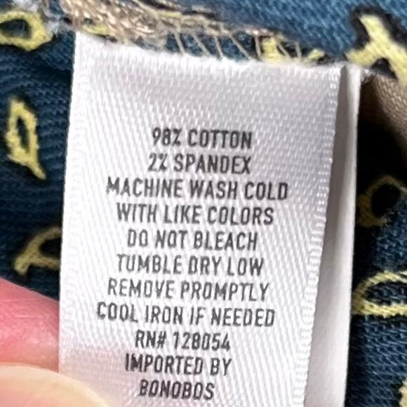 Bonobos Slim Fit Chino Pants Mens 38x32 Bonobos Beige Casual Business Office - Picture 11 of 11